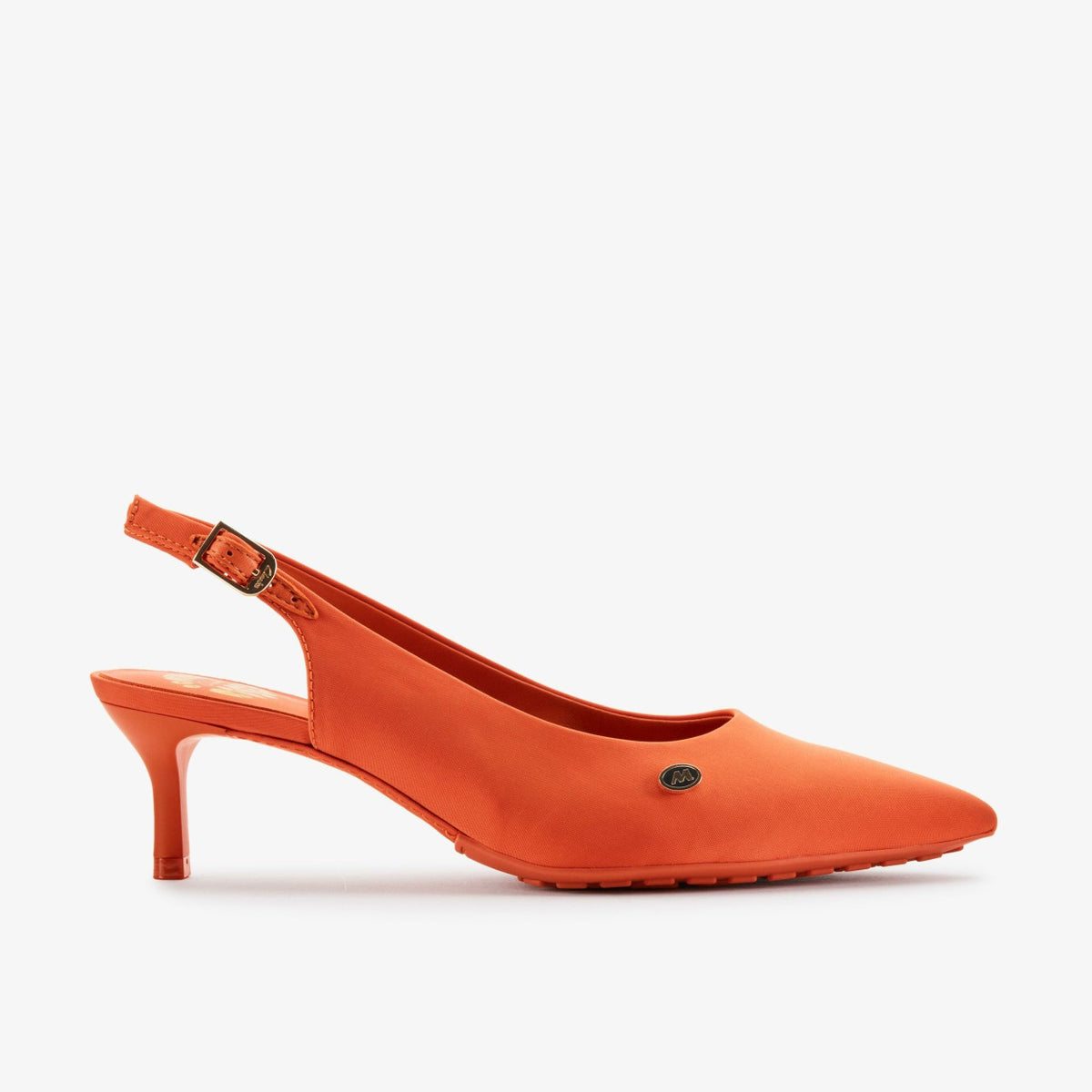 Clarks Martine Rose Sling 2 Womens Orange Textile