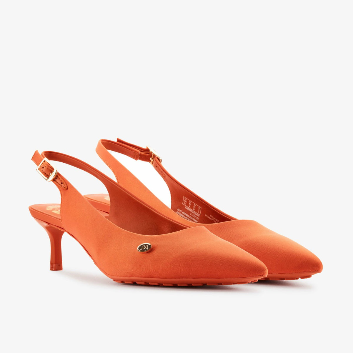 Clarks Martine Rose Sling 2 Womens Orange Textile