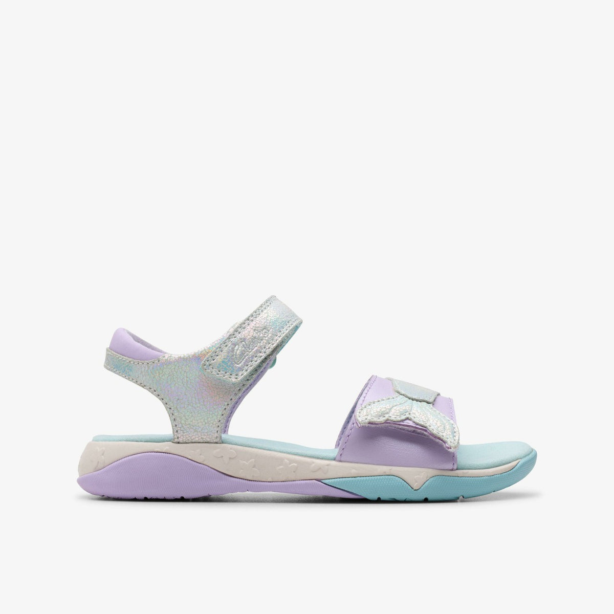 Clarks Osian Spark Kid Purple Metallic