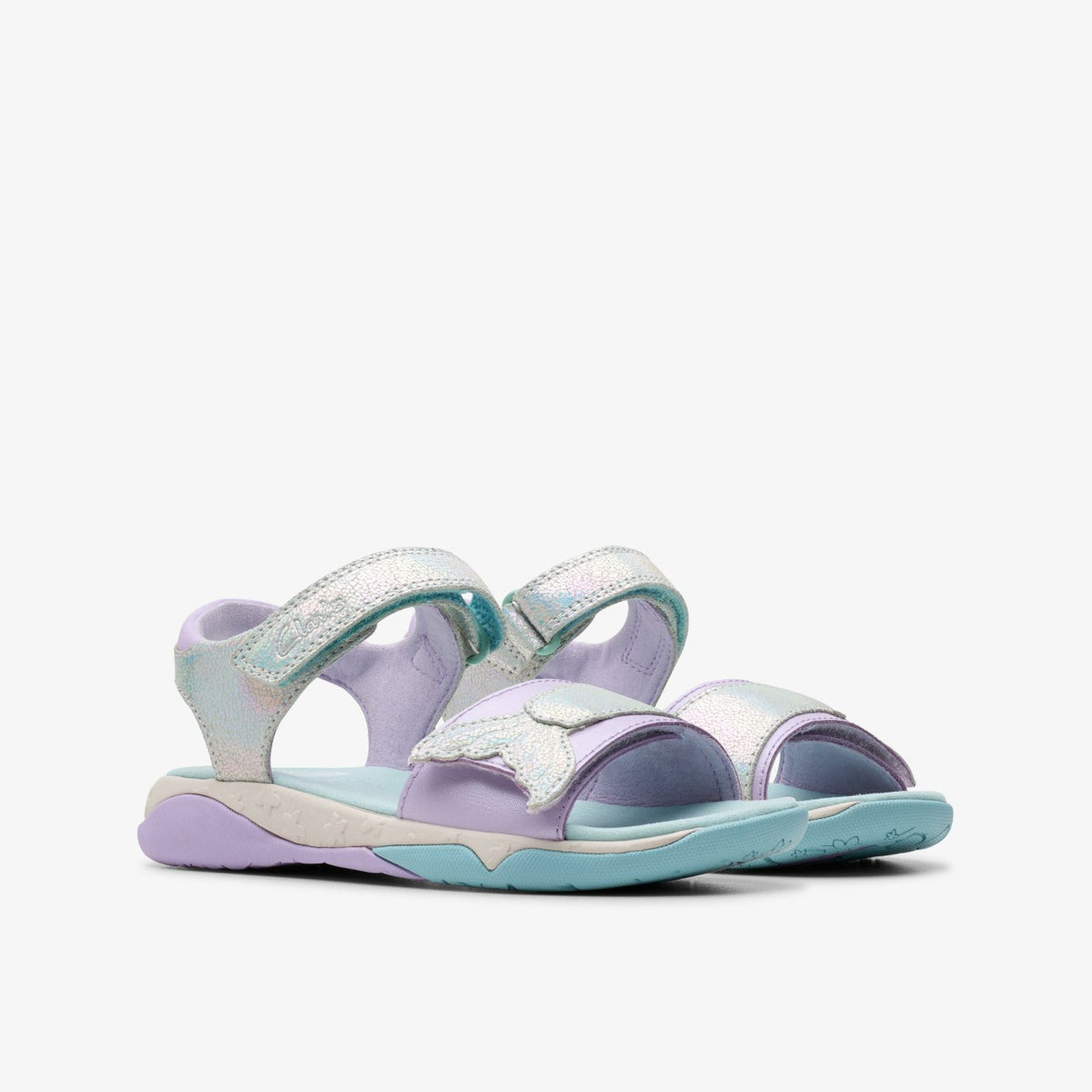 Clarks Osian Spark Kid Purple Metallic
