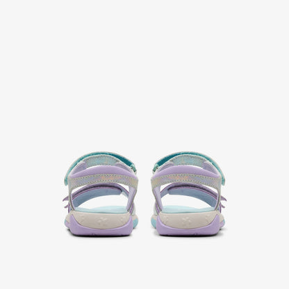 Clarks Osian Spark Kid Purple Metallic