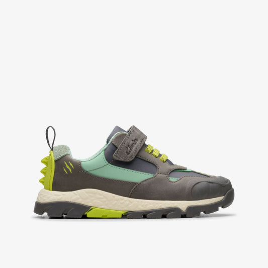 Clarks Steggy 2 Park Kid Grey/Green