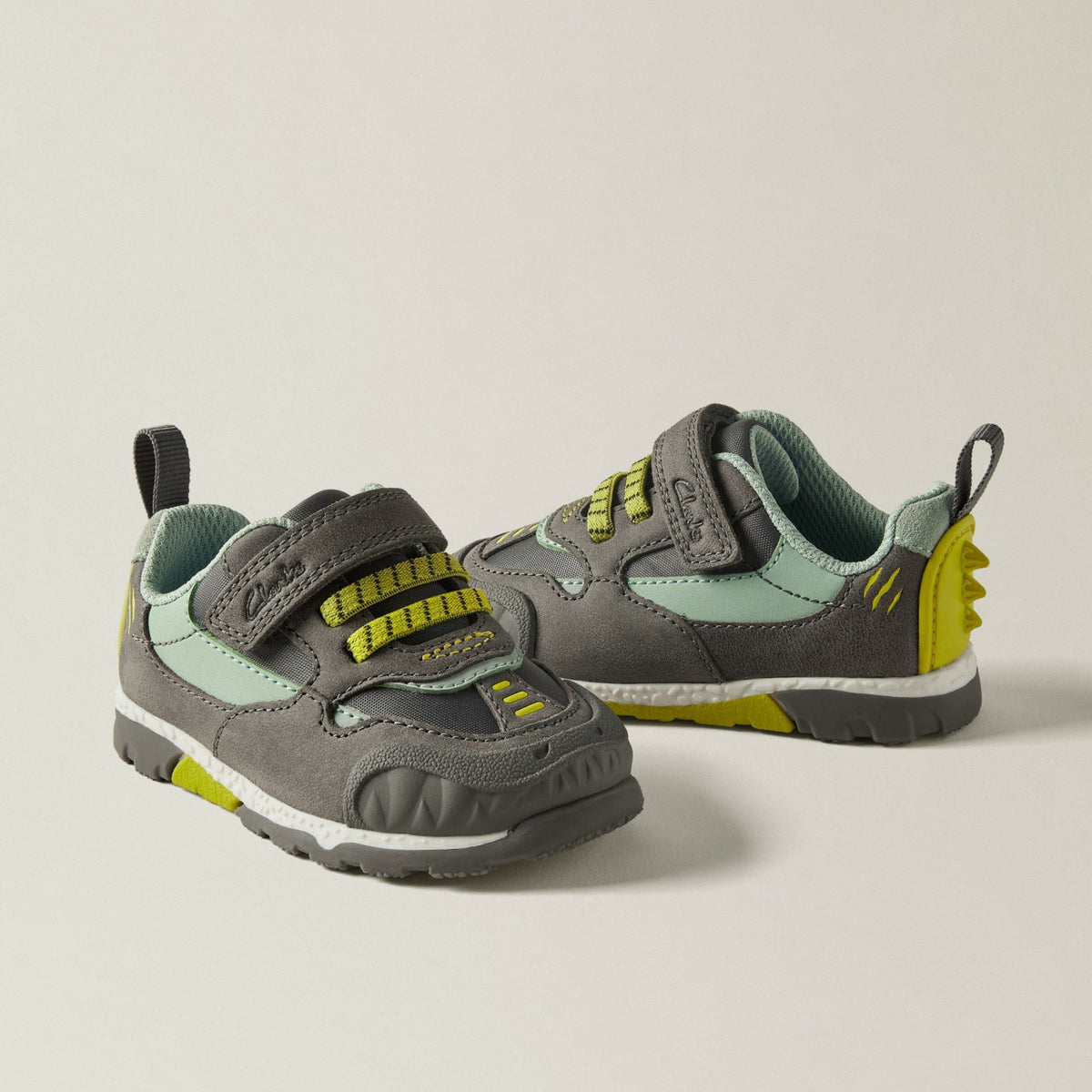 Clarks Steggy 2 Park Toddler Grey/Green