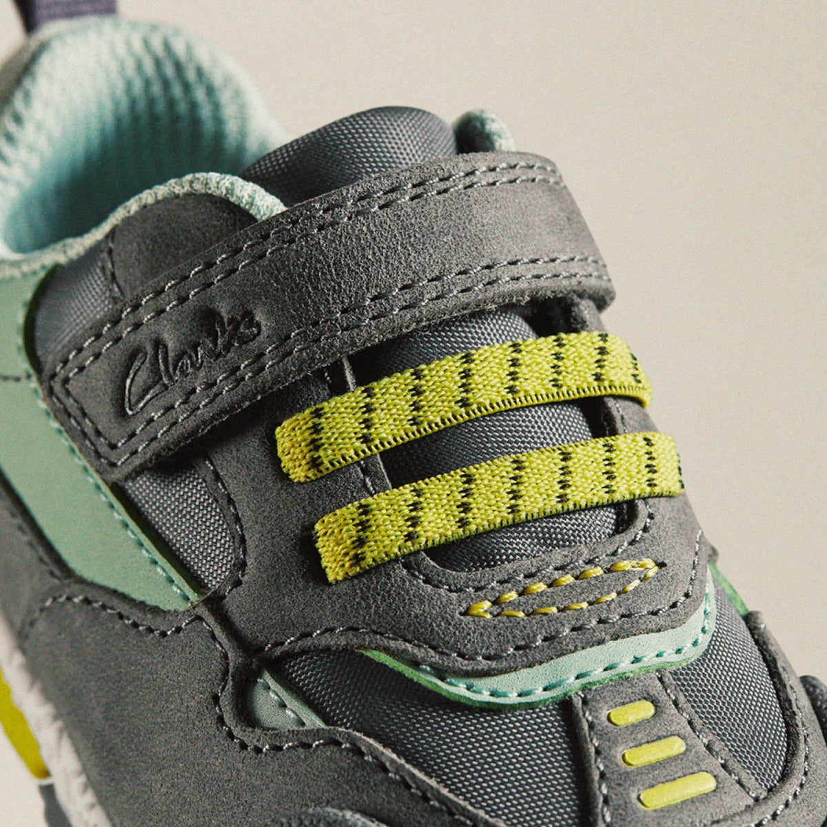 Clarks Steggy 2 Park Toddler Grey/Green