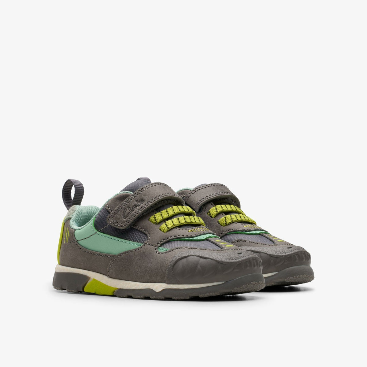 Clarks Steggy 2 Park Toddler Grey/Green