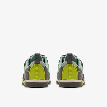 Clarks Steggy 2 Park Toddler Grey/Green