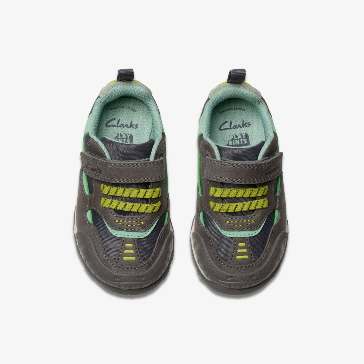 Clarks Steggy 2 Park Toddler Grey/Green