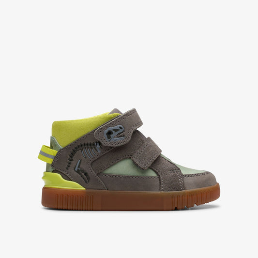 Clarks Oslo Play Toddler Grey/Green