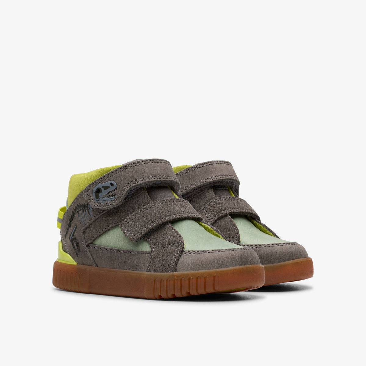 Clarks Oslo Play Toddler Grey/Green
