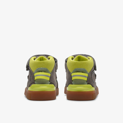 Clarks Oslo Play Toddler Grey/Green