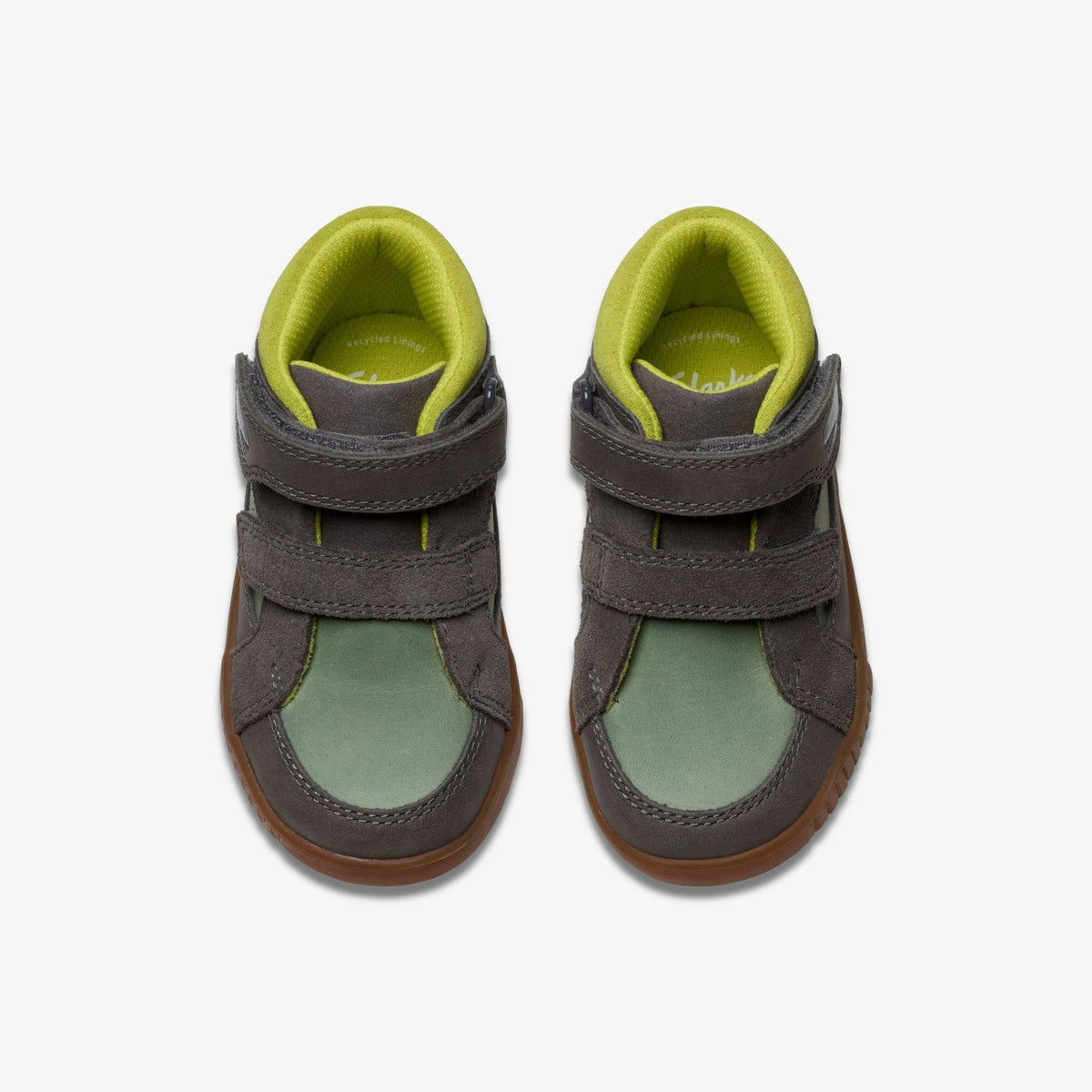 Clarks Oslo Play Toddler Grey/Green
