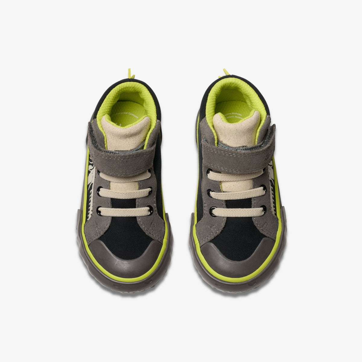 Clarks Foxing Rex Hi Toddler Black Canvas