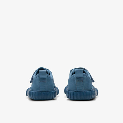 Clarks Foxing Stitch Toddler Blue Fabric
