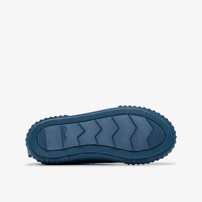 Clarks Foxing Stitch Kid Blue Fabric