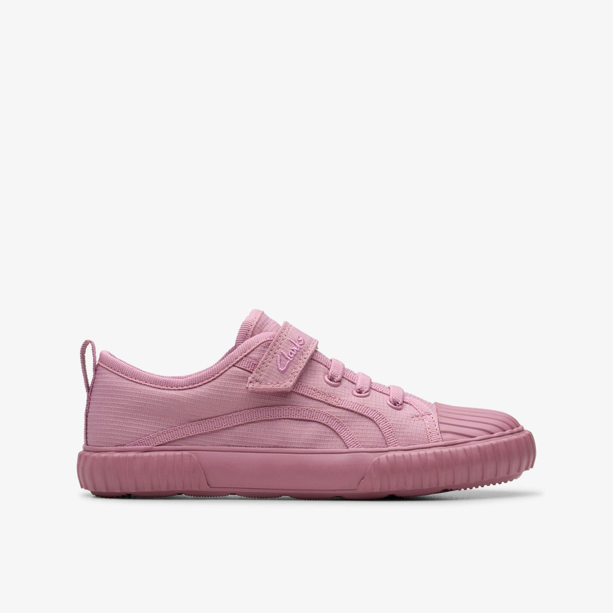 Clarks Foxing Stitch Kid Pink Fabric