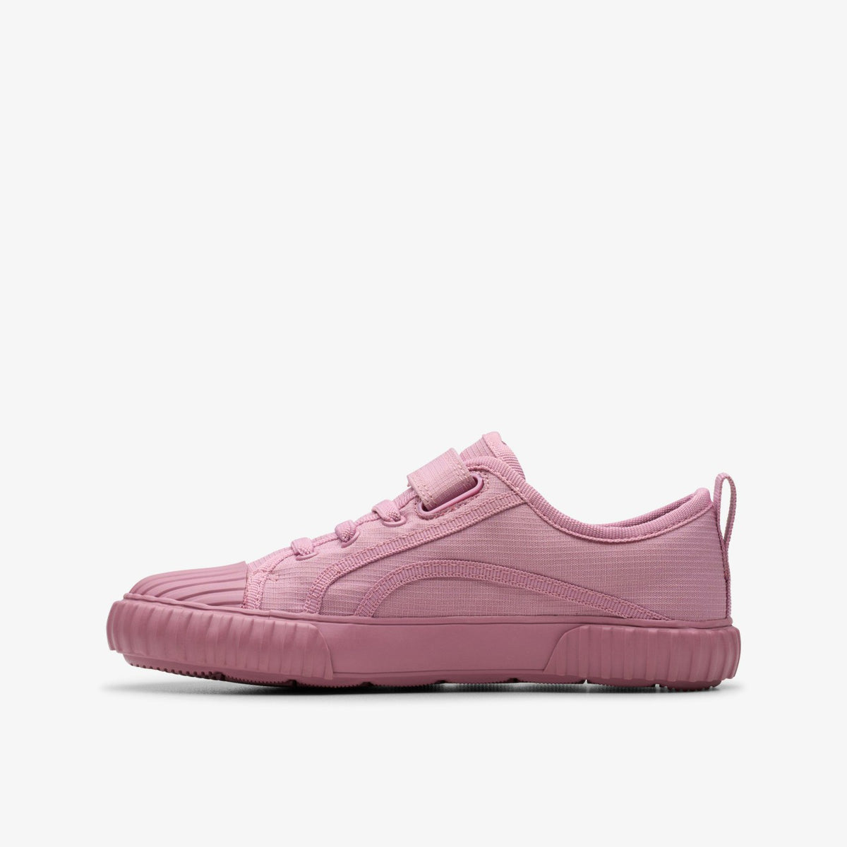 Clarks Foxing Stitch Kid Pink Fabric