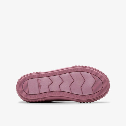 Clarks Foxing Stitch Kid Pink Fabric