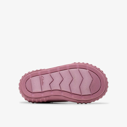 Clarks Foxing Stitch Toddler Pink Fabric