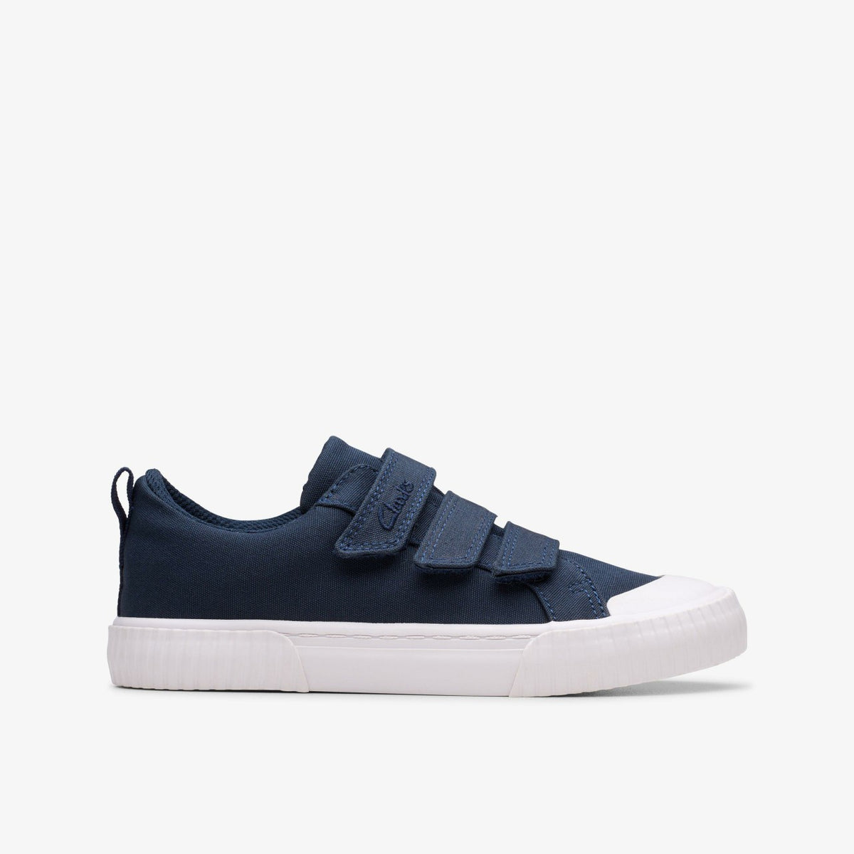 Clarks Foxing Vibe Kid Navy Canvas