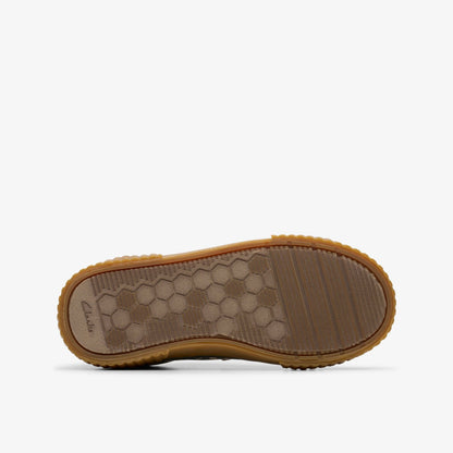 Clarks Foxing Vibe Kid Ecru Canvas