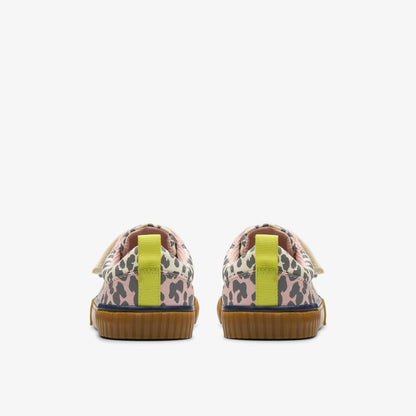 Clarks Foxing Vibe Kid Ecru Canvas