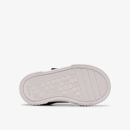 Clarks Foxing Vibe Toddler Navy Canvas