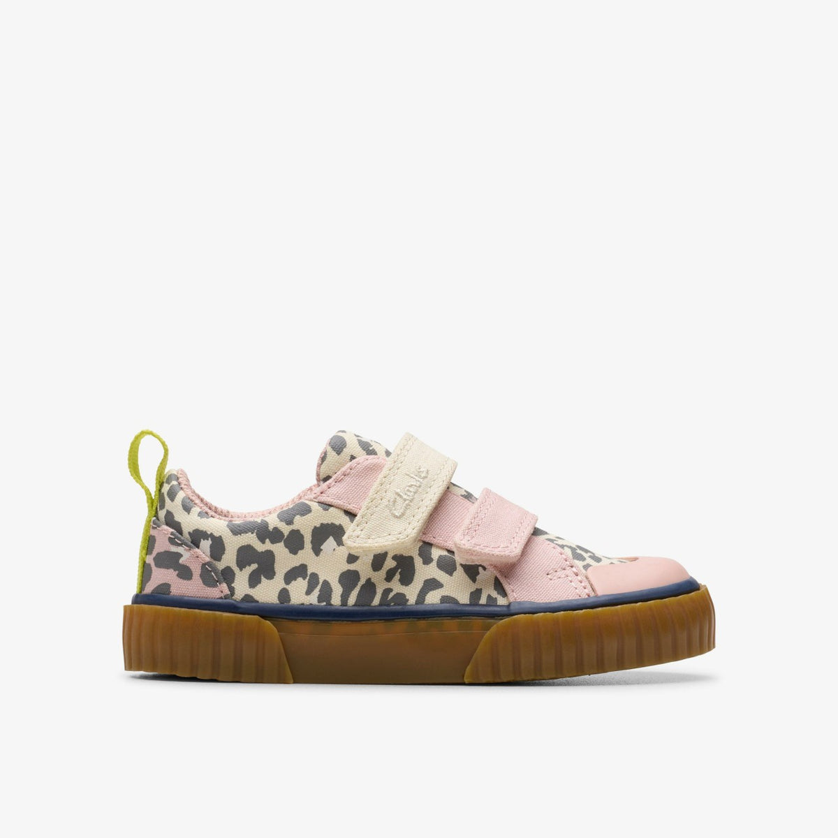 Clarks Foxing Vibe Toddler Ecru Canvas