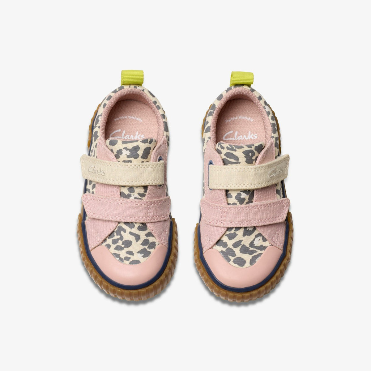 Clarks Foxing Vibe Toddler Ecru Canvas
