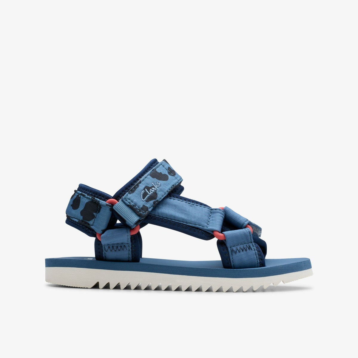 Clarks Peak Web Kid Blue Print