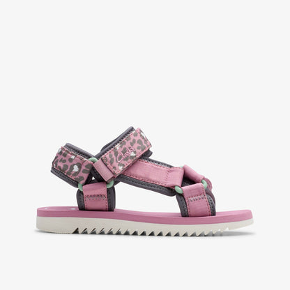 Clarks Peak Web Kid Pink/Print