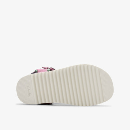 Clarks Peak Web Kid Pink/Print