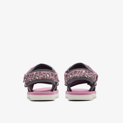 Clarks Peak Web Kid Pink/Print