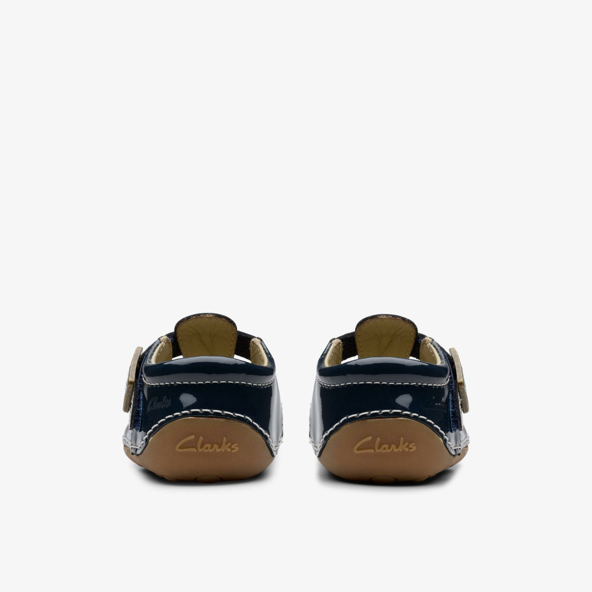 Clarks Tiny Skip Toddler Navy Patent