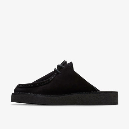 Clarks Desert Nomad Mule Black Suede