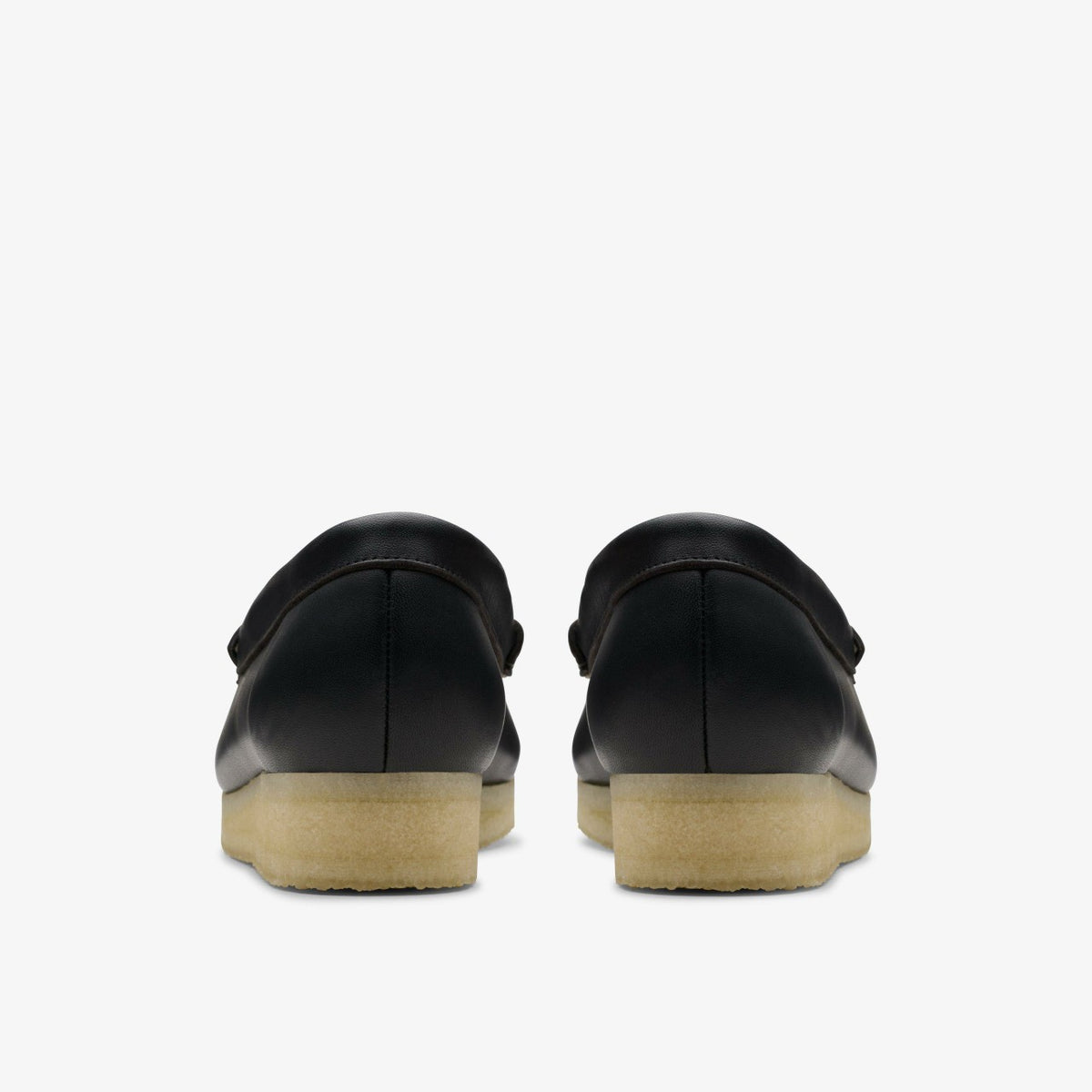 Clarks Wallabee Loafer HBIT Black/White Leather