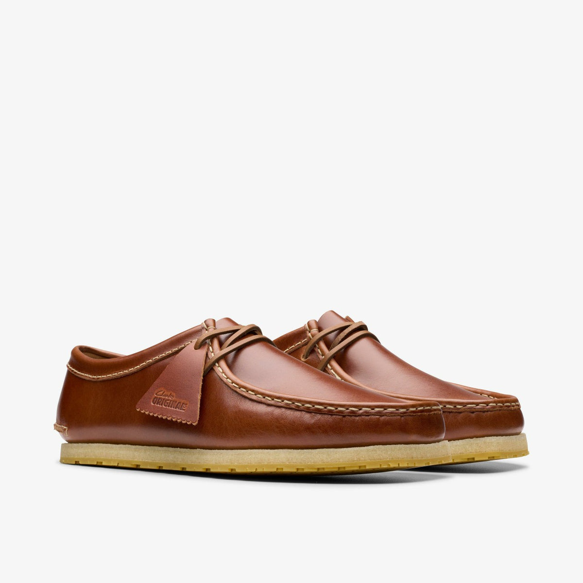 Clarks Godney Lace Brown Leather