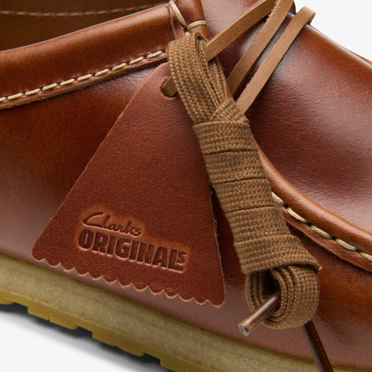Clarks Godney Lace Brown Leather
