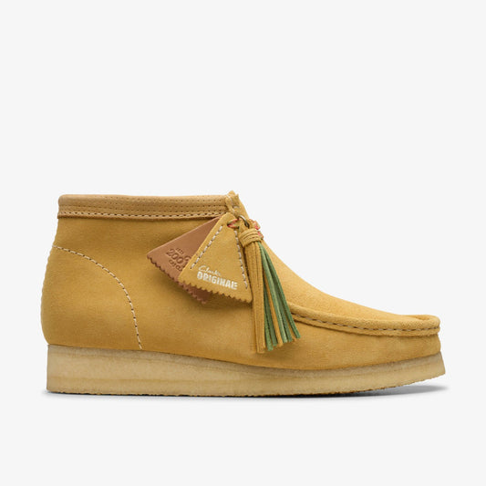 Clarks Wallabee Boot Golden Tan Suede