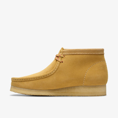 Clarks Wallabee Boot Golden Tan Suede