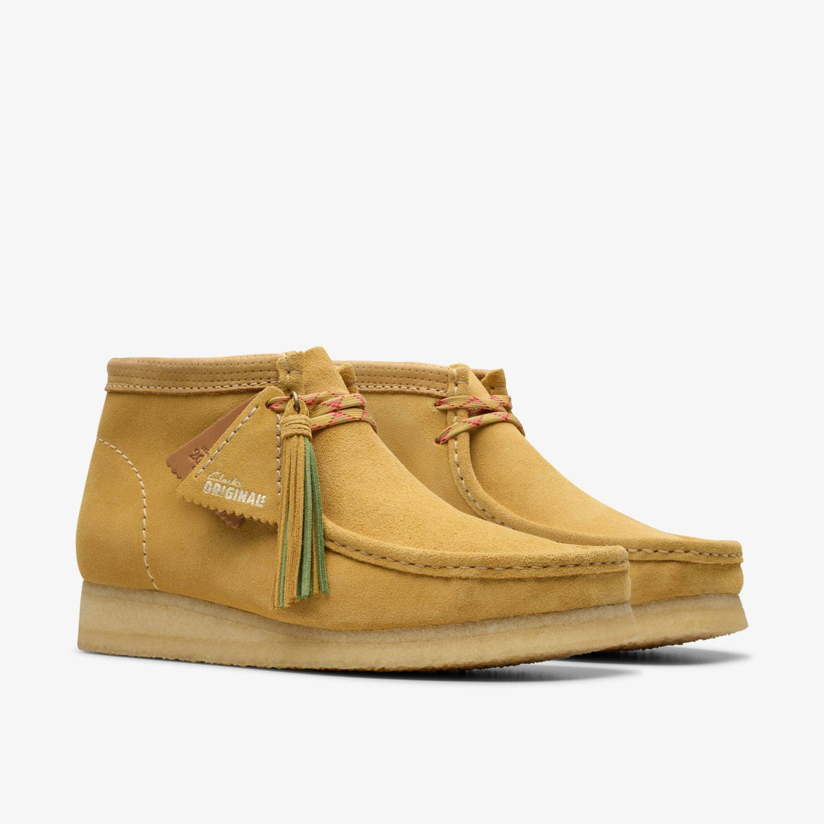 Clarks Wallabee Boot Golden Tan Suede