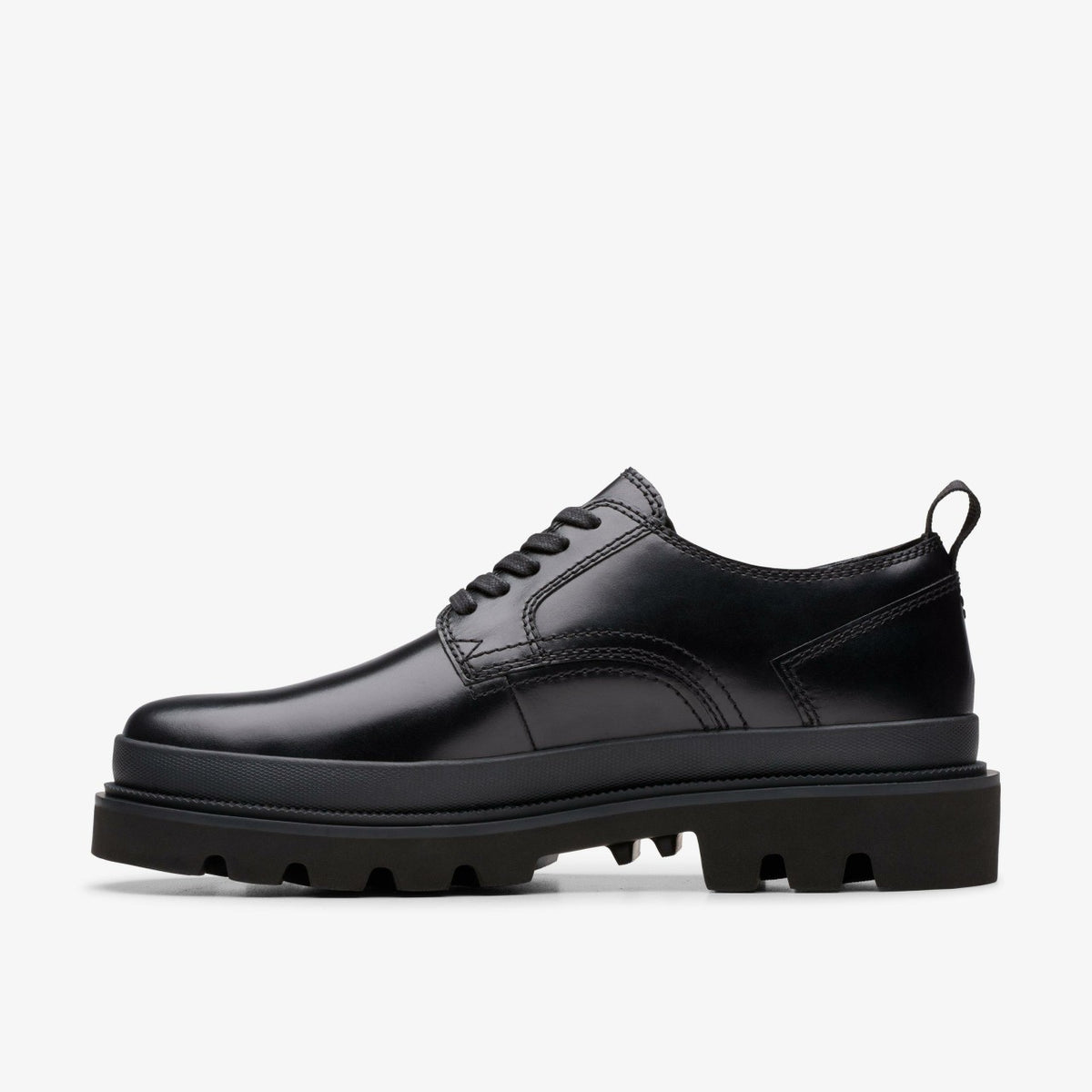 Clarks Badell Lace Black Leather