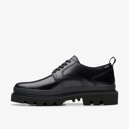 Clarks Badell Lace Black Leather