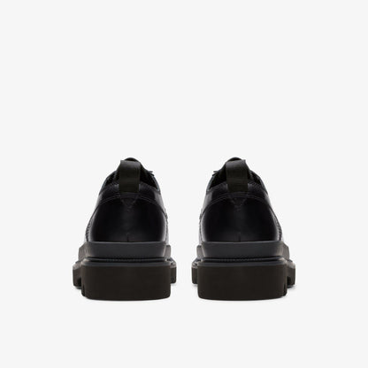 Clarks Badell Lace Black Leather