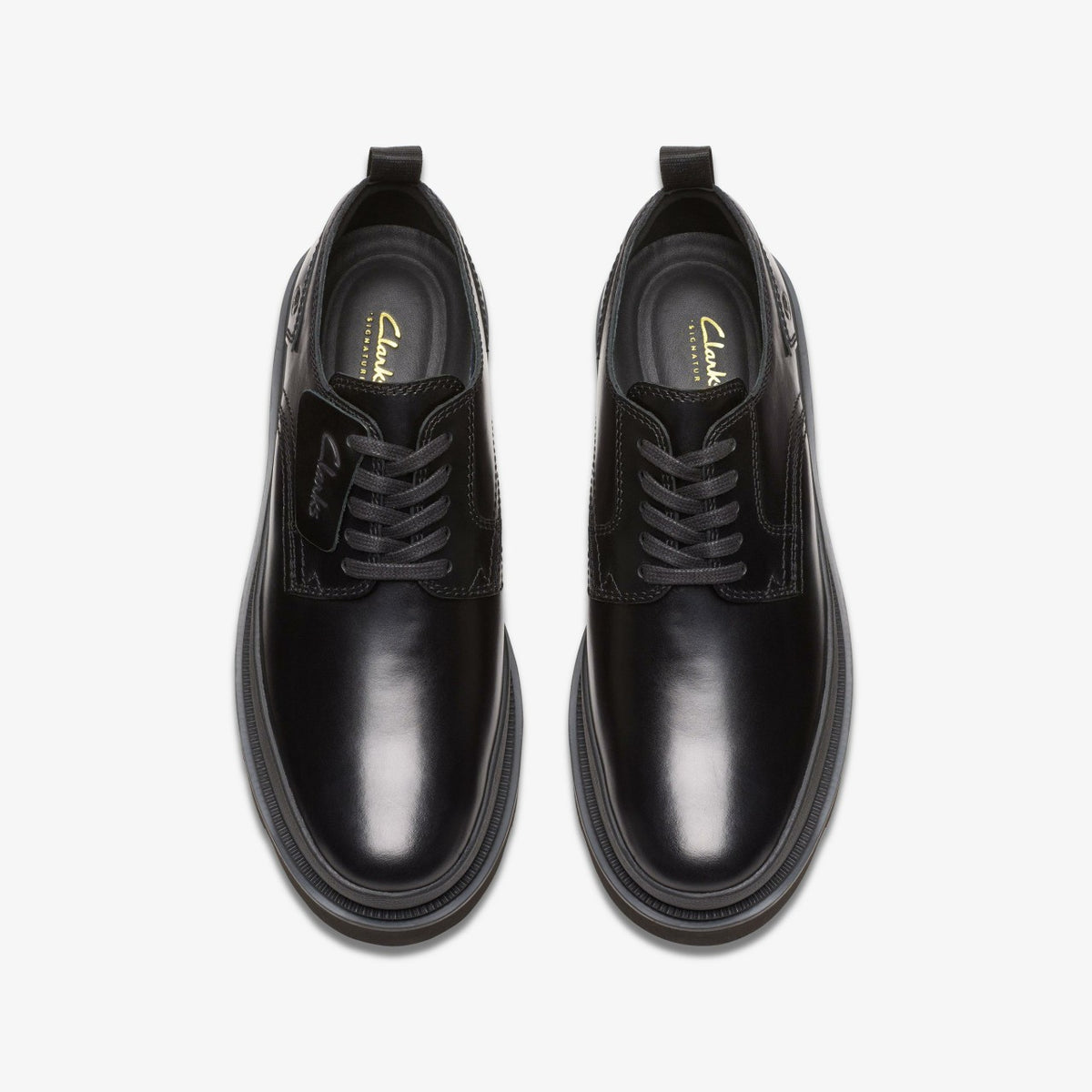 Clarks Badell Lace Black Leather