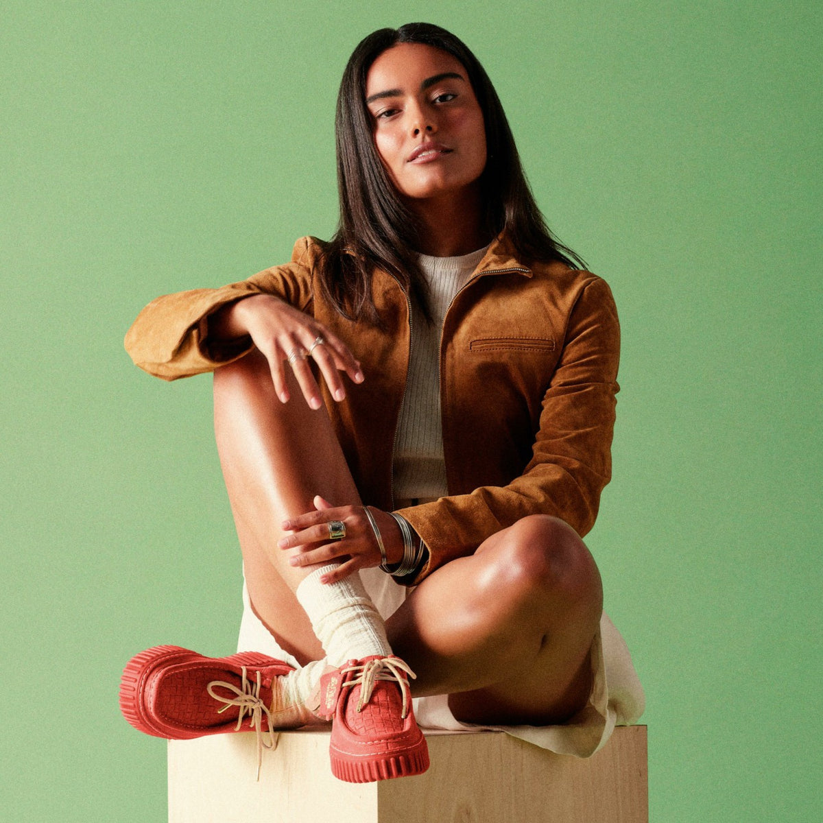 Clarks Torhill Bee Coral Suede