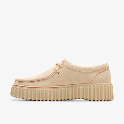 Clarks Torhill Bee Ecru Suede