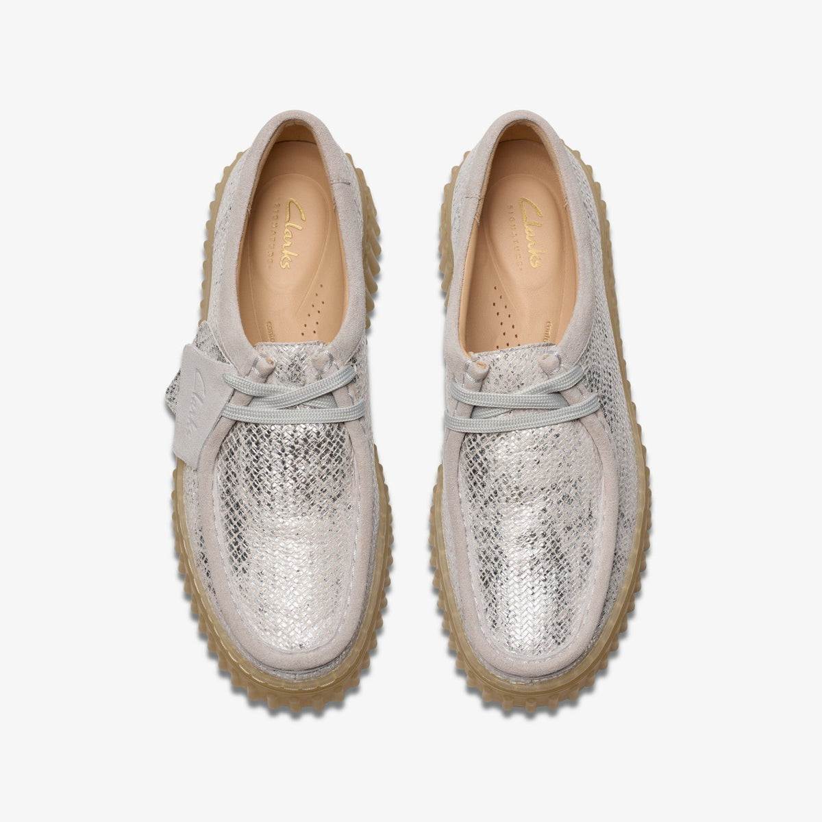 Clarks Torhill Bee Silver Metallic