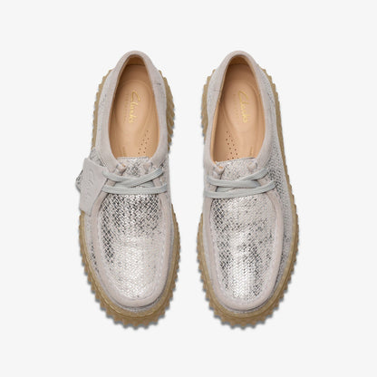 Clarks Torhill Bee Silver Metallic