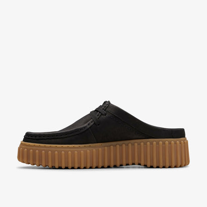 Clarks Torhill Mule Black Nubuck