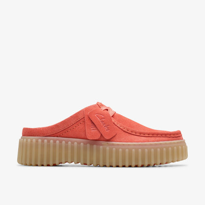 Clarks Torhill Mule Coral Suede